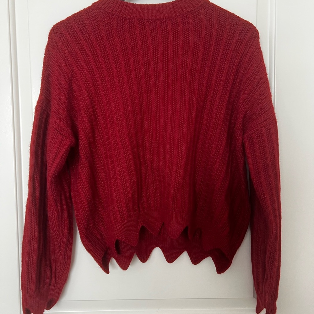 1.4.3. Story by Line Up Red Crew Neck Sweater